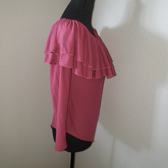 Sexy Blush Cotton Candy Couture Bodysuit w/Ruffles - Picture 4 of 9